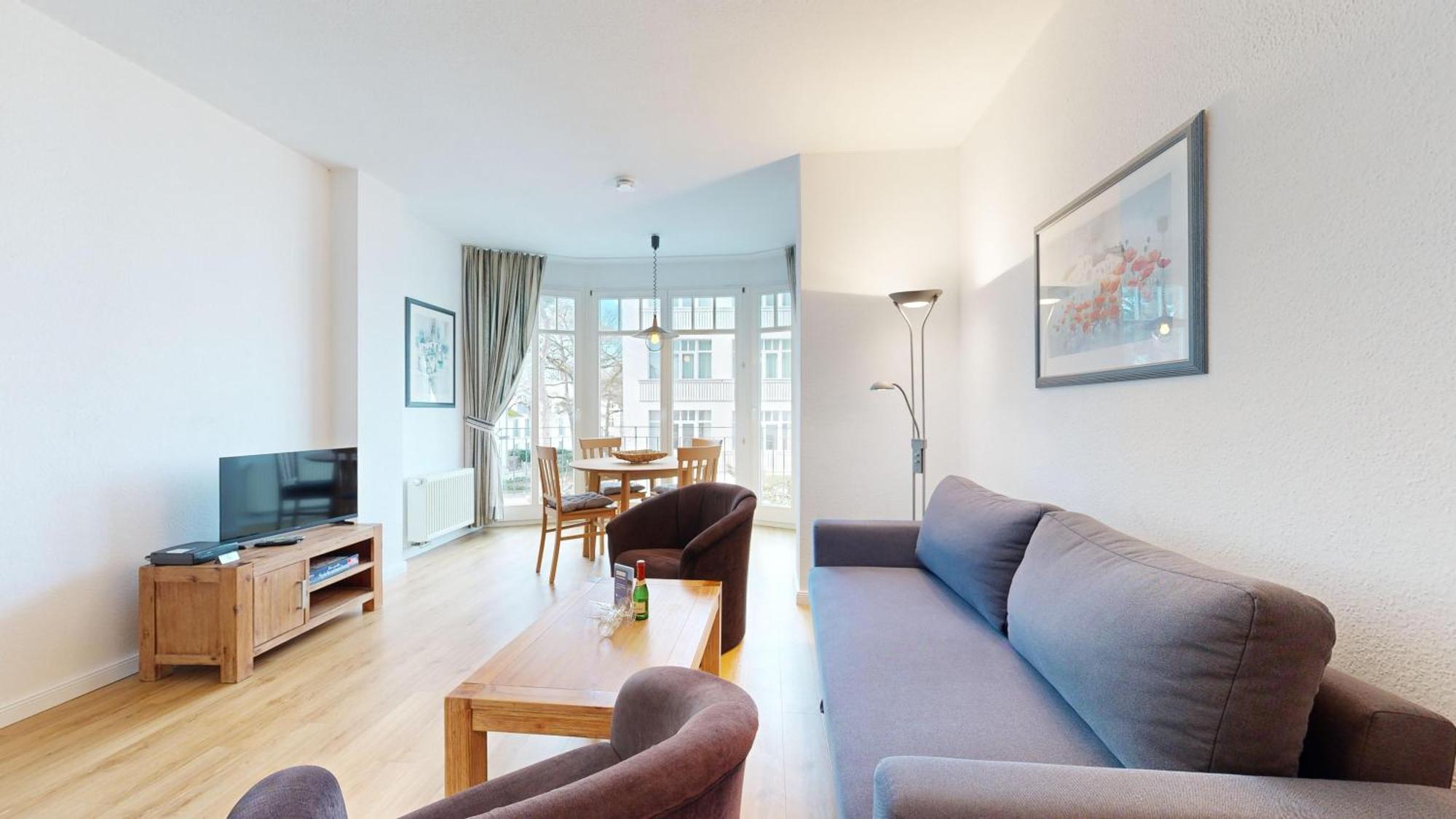 Strandnahe Und Zentral Gelegene Fewo, Hund Willkommen, Haus Saxonia, * Binz