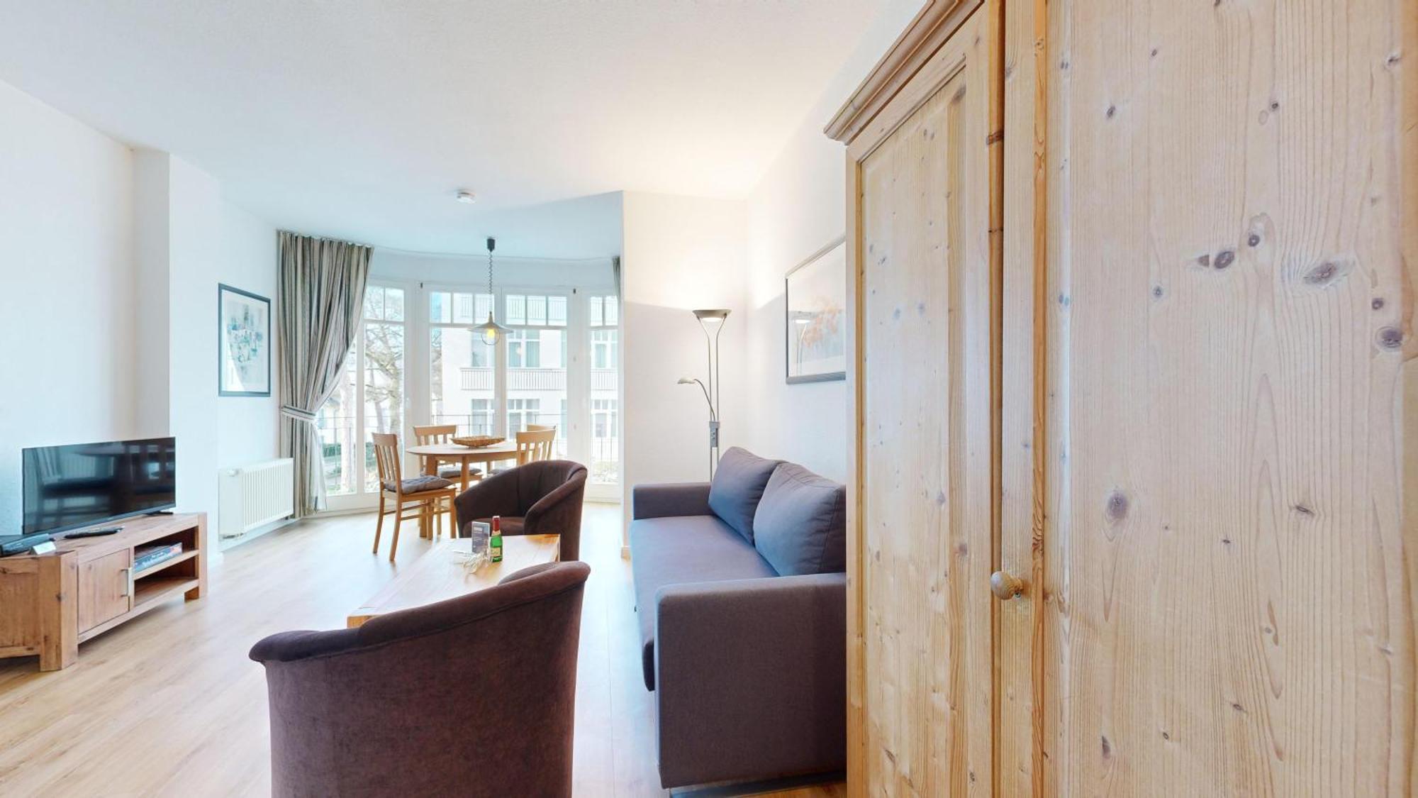 Strandnahe Und Zentral Gelegene Fewo, Hund Willkommen, Haus Saxonia, Binz